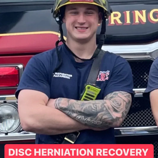 L5-S1 Disc Herniation 3 Month 100% Recovery - NO MORE SCIATICA/BACK PAIN - 24 Year Old Firefighter