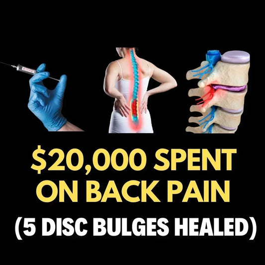 56 Year Old avoided Back Surgery (3 Cervical + 2 Lumbar Disc Bulges) - 100% Recovery After Spending $20,000
